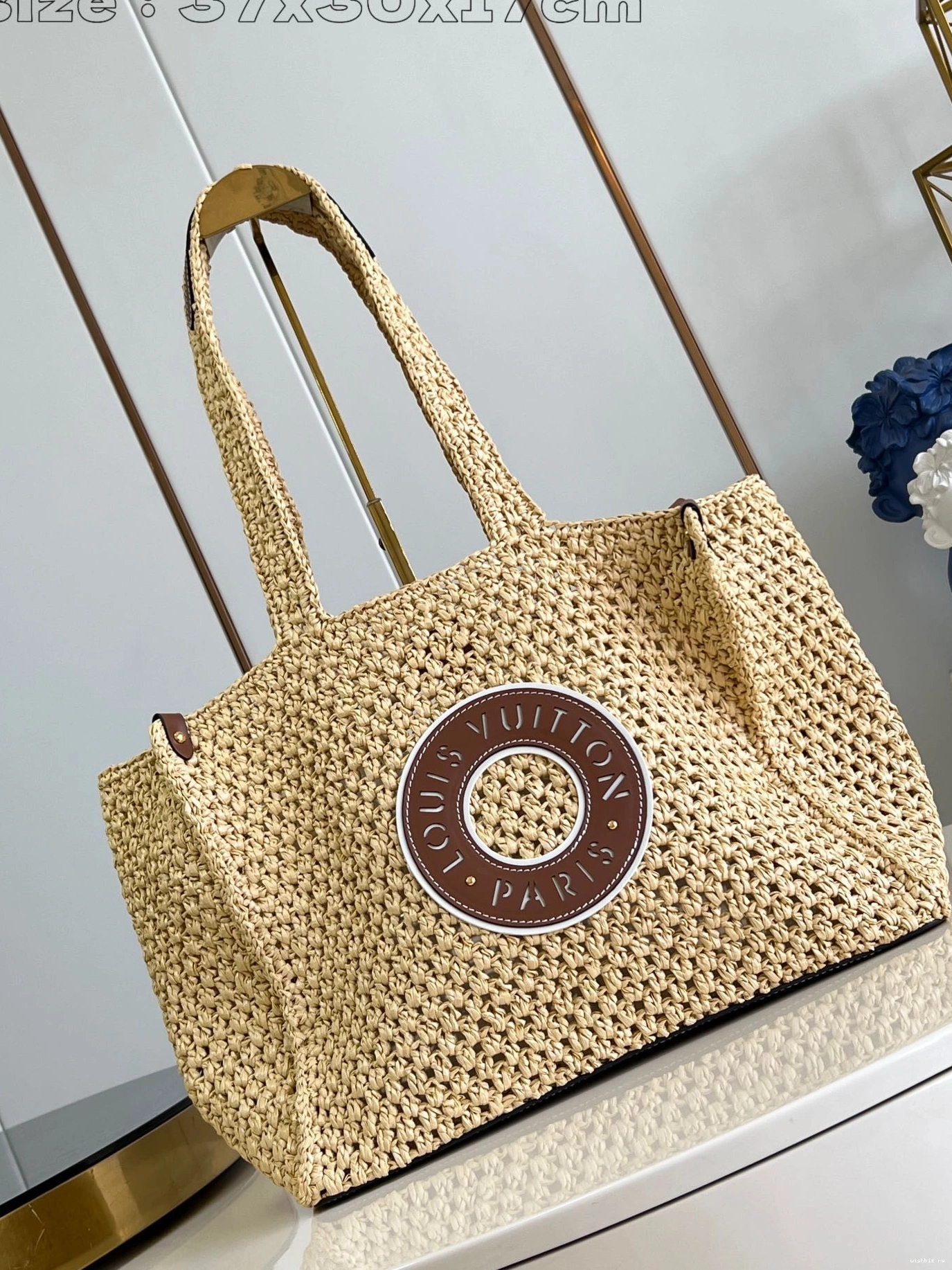 WIS VUITTON ONTHEGO MM-37.5*30*17cm LOUIS 0117